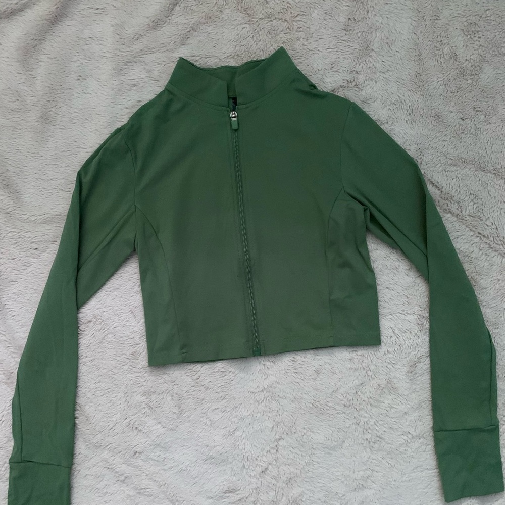 Balance Athletica Kingdom Collection Asend Zip Up in Green